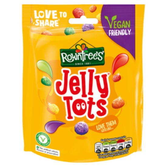 Picture of Bags Rowntrees JellyTots 150g x10